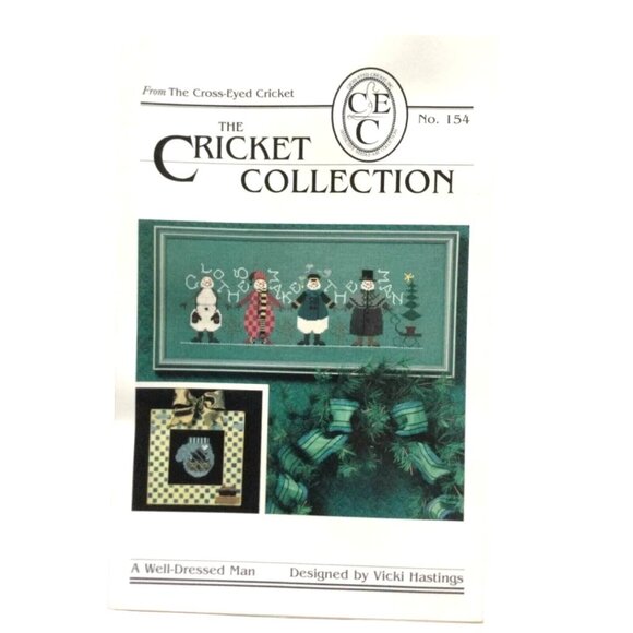 Cross Stitch Pattern The Cricket Collection 154 A Well-Dress Man Vicki Hastings - Picture 5 of 5